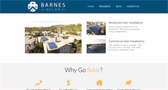 Desktop Screenshot of barnessolar.com